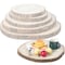 Vintiquewise Barky Natural Wood Slabs Rustic Ornament Slice Tray Table Charger, PK 5 QI003847.5 - alternate 1